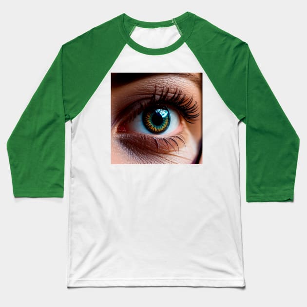 Seeing in the eyes through the eyes of the heart, which does not see, but sees well Baseball T-Shirt by Marccelus